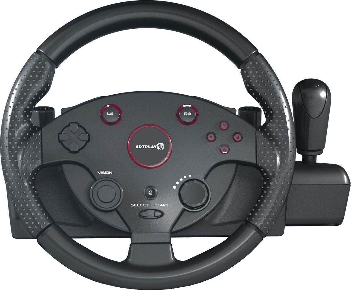Руль Artplays Street Racing Wheel Turbo C900 черный
