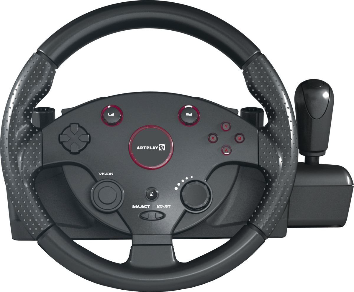 Руль Artplays Street Racing Wheel Turbo C900 черный