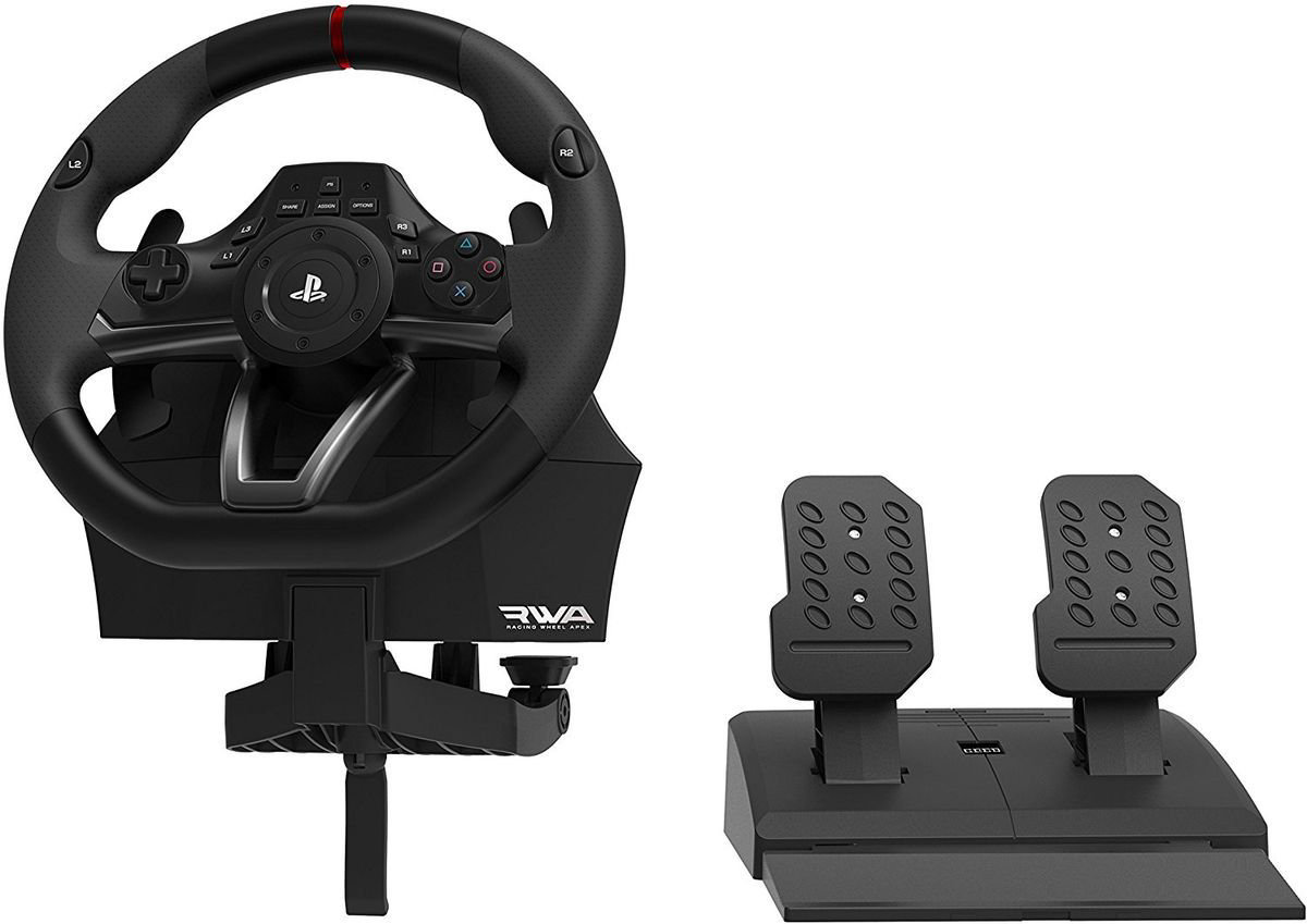 Руль Hori Racing Wheel APEX для PlayStation 4 черный купить,NaN