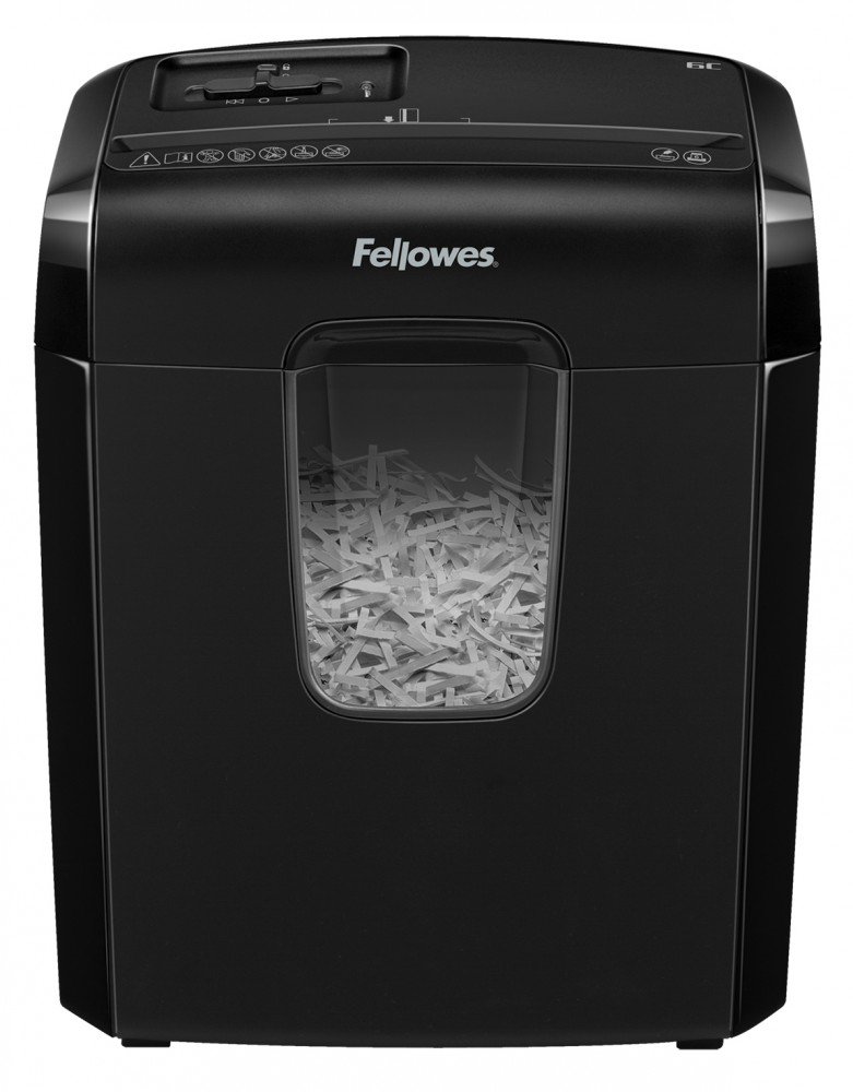 Шредер Fellowes Powershred 6C черный