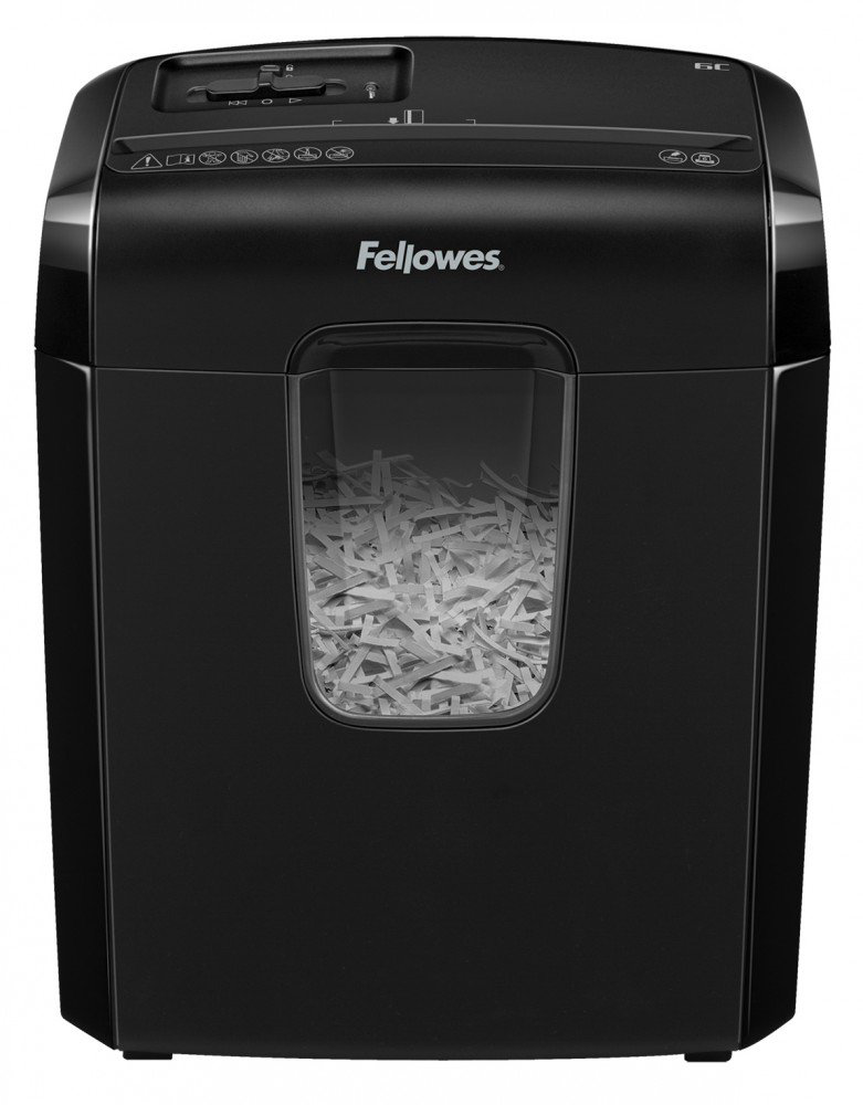 Шредер Fellowes Powershred 6C черный