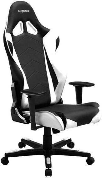Кресло игровое DX Racer OH/RE0/NW черно-белое  купить,NaN
