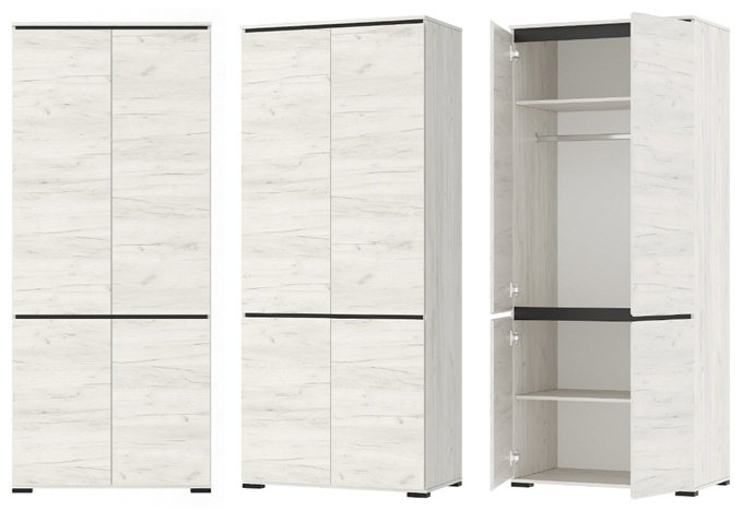 Стенка DOMA GRETTA 826516 315х212х41.1 см, светло серый купить,NaN