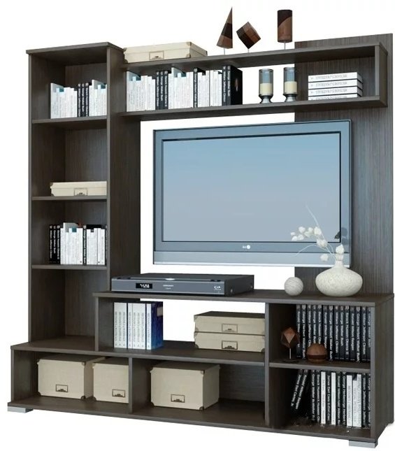 Стенка DOMA LIMA-S 51252 152х150х43.5 см, коричневый, бежевый купить,NaN