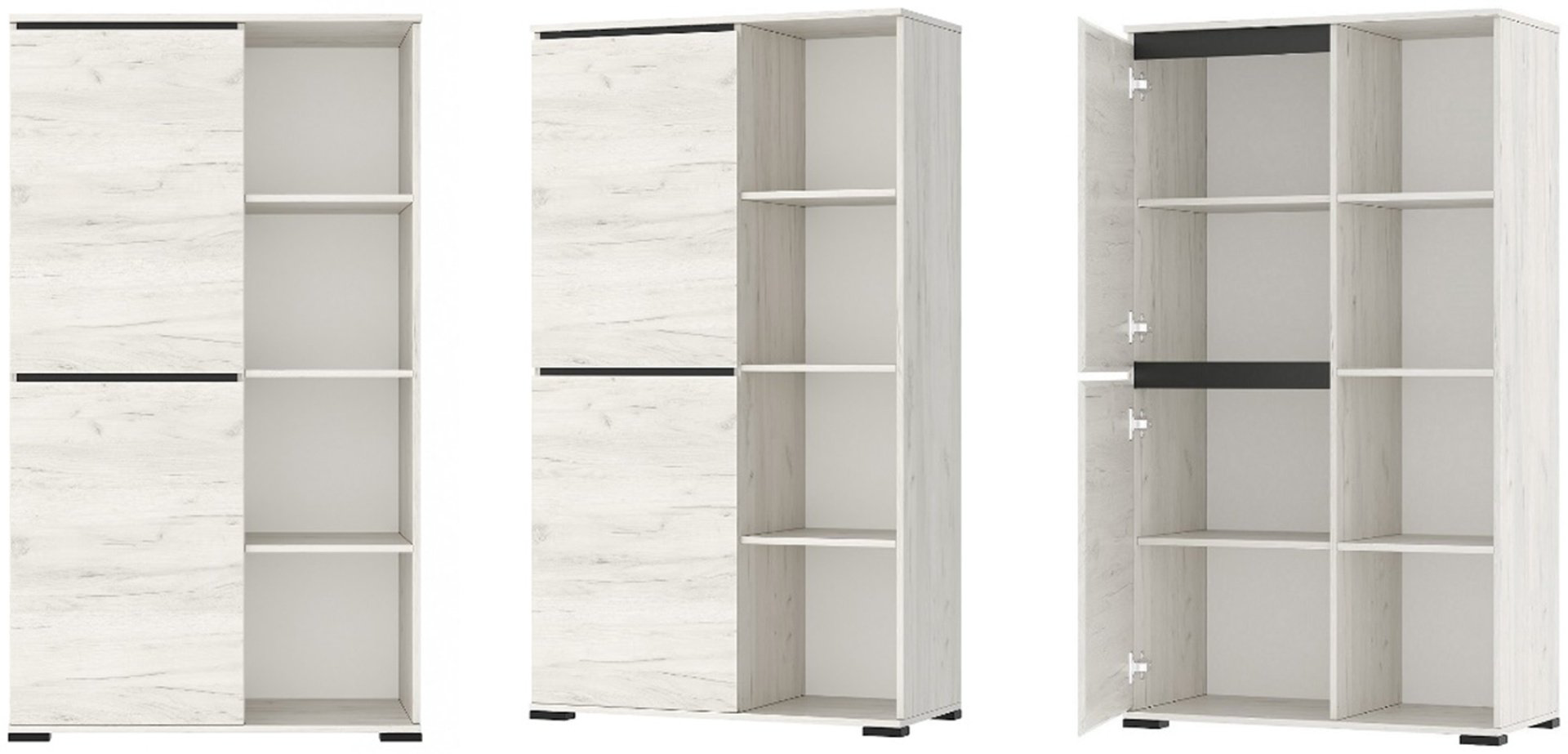 Стенка DOMA GRETTA 826516 315х212х41.1 см, светло серый купить,NaN