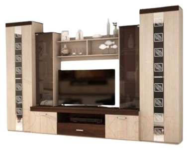 Стенка DOMA PALERMO 2626206 290х196х50 см, бежевый купить,NaN