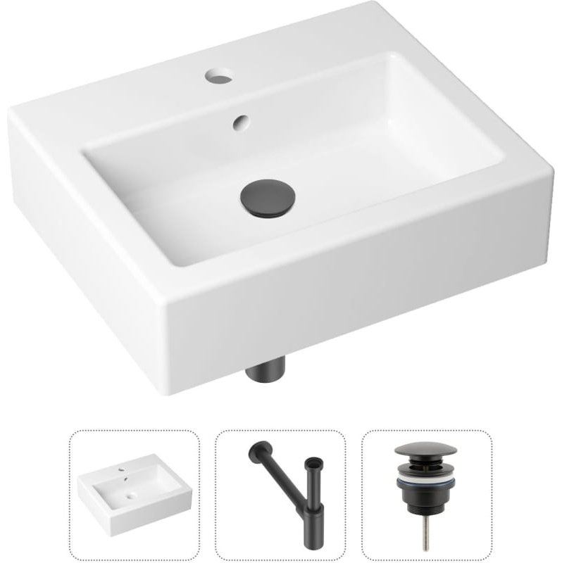Раковина Lavinia Boho Bathroom Sink 21520657 накладная прямоугольная 41, санфарфор купить,NaN