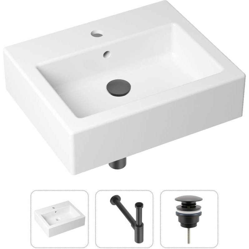 Раковина Lavinia Boho Bathroom Sink 21520657 накладная прямоугольная 41, санфарфор купить,NaN
