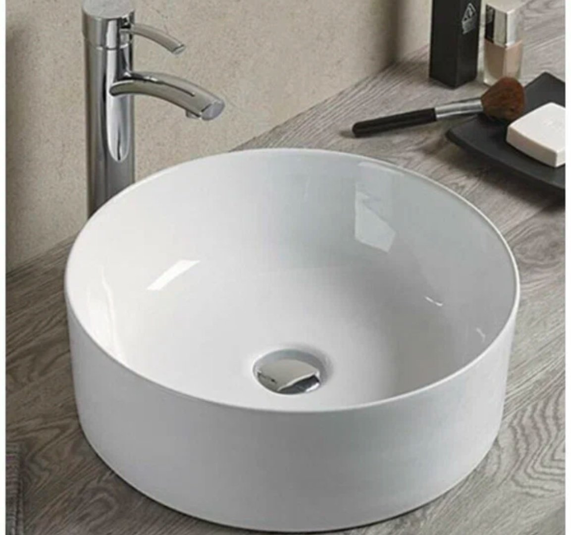 Раковина Comforty 78170 накладная круглая 41, санфарфор