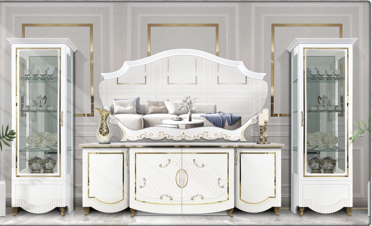 Комплект для гостиной DOMA LAILA-LUX 58256 белый купить,NaN