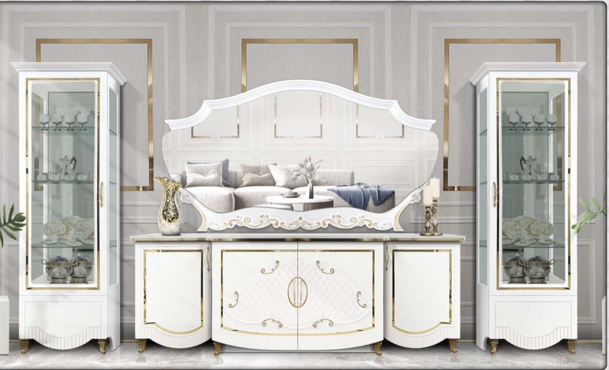 Комплект для гостиной DOMA LAILA-LUX 58256 белый купить,NaN