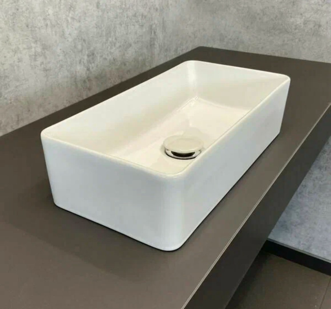 Раковина Comforty 78190 накладная прямоугольная 46, санфарфор купить,46267