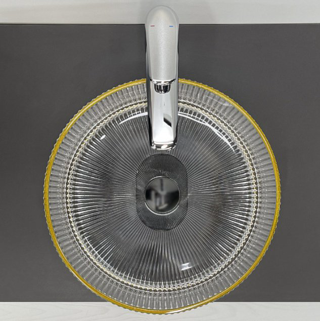 Раковина Comforty CF21002 накладная круглая 40, стекло купить,154225
