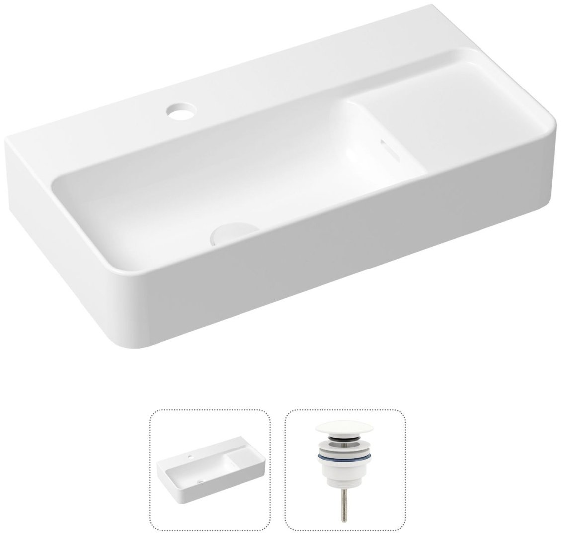 Раковина Lavinia Boho Bathroom Sink 21520887 накладная прямоугольная 14.5, санфарфор купить,NaN