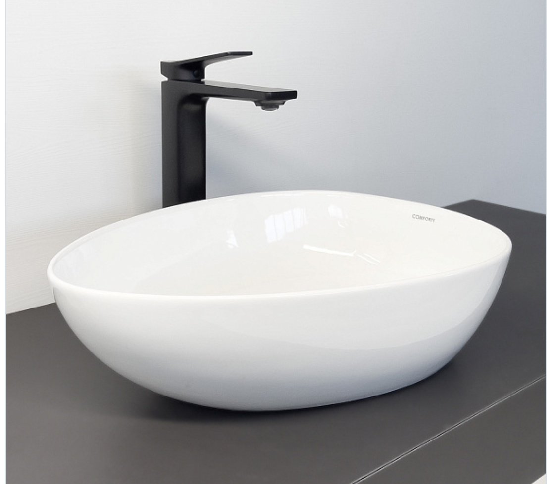 Раковина Comforty CF3053 накладная нестандартная 47, санфарфор купить,NaN