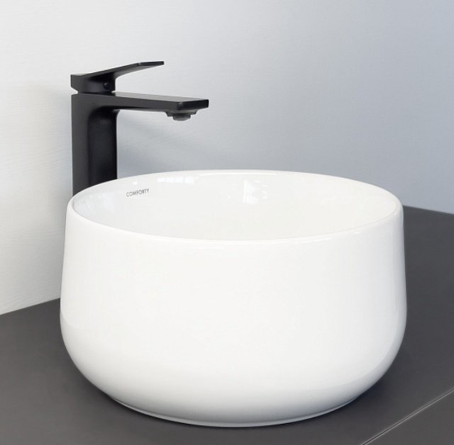 Раковина Comforty CF3087A накладная круглая 35.5, санфарфор купить,114425