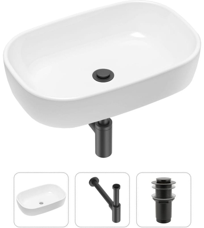 Раковина Lavinia Boho Bathroom Sink 21520007 накладная овальная 36, фарфор
