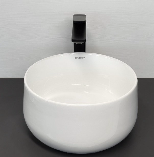 Раковина Comforty CF3087A накладная круглая 35.5, санфарфор купить,114425