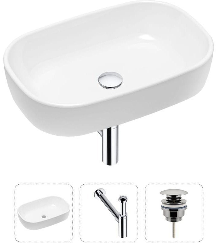 Раковина Lavinia Boho Bathroom Sink 21520036 накладная овальная 36, фарфор купить,NaN