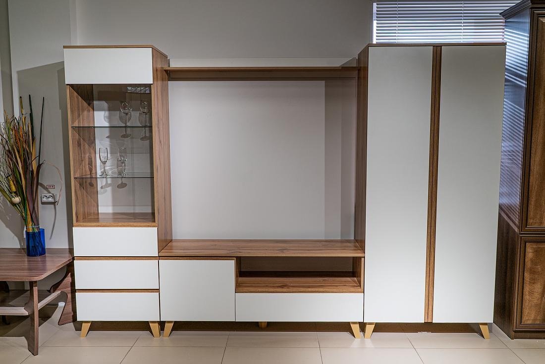 Комплект для гостиной DOMA AVALON-LITE 5156165165 белый, светло-коричневый купить,NaN