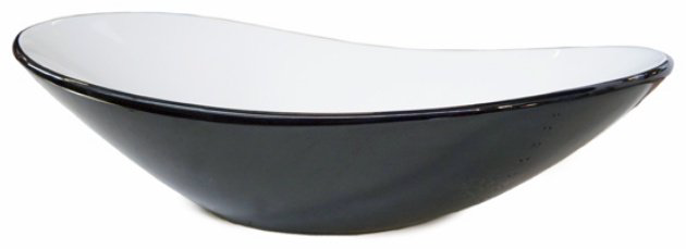 Раковина Comforty 7811ABW накладная овальная 62, санфарфор купить,95400