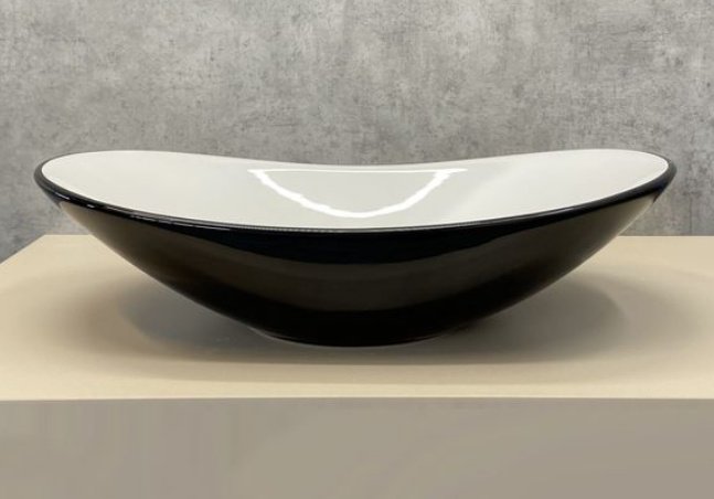 Раковина Comforty 7811ABW накладная овальная 62, санфарфор