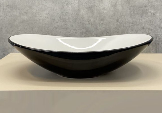 Раковина Comforty 7811ABW накладная овальная 62, санфарфор купить,95400