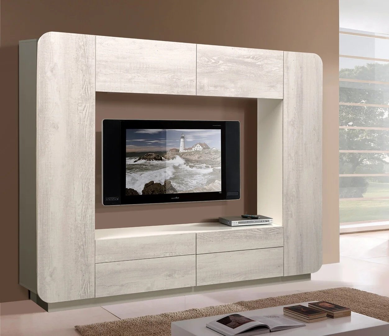 Стенка DOMA LAVANDA-NL 2 815158 240х194.4х38.2 см, серый купить,NaN
