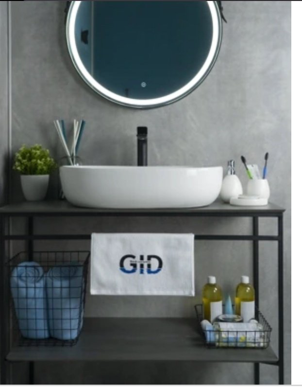 Раковина GID-ceramic N9026a накладная овальная 60, керамика купить,100700
