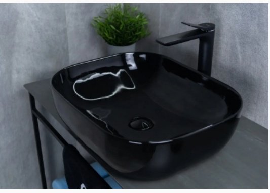 Раковина GID-ceramic BL1302 накладная овальная 50, керамика