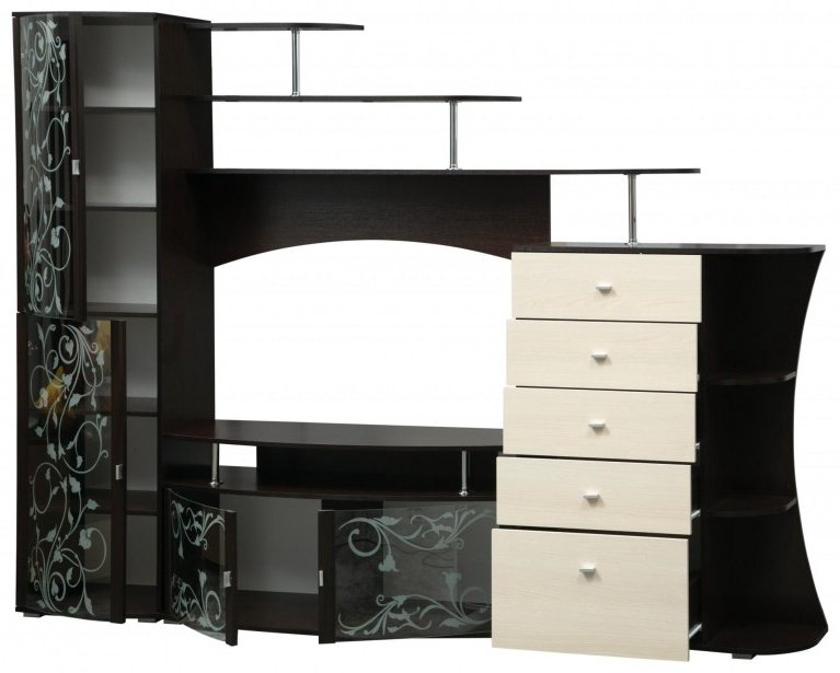 Стенка DOMA Стенка/ГОРКА OL-2.6M 260х195х50 см, коричневый купить,NaN