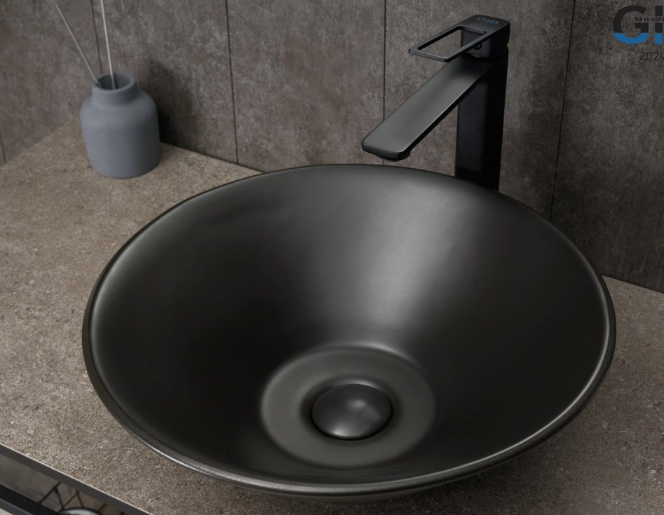Раковина GID-ceramic N9102bg накладная круглая 42, керамика