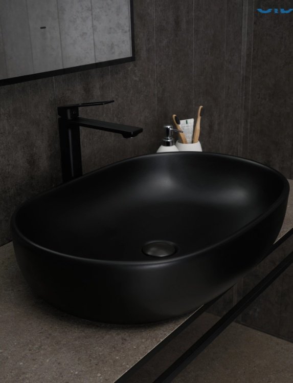 Раковина GID-ceramic Bm9026a накладная овальная 60, керамика купить,NaN