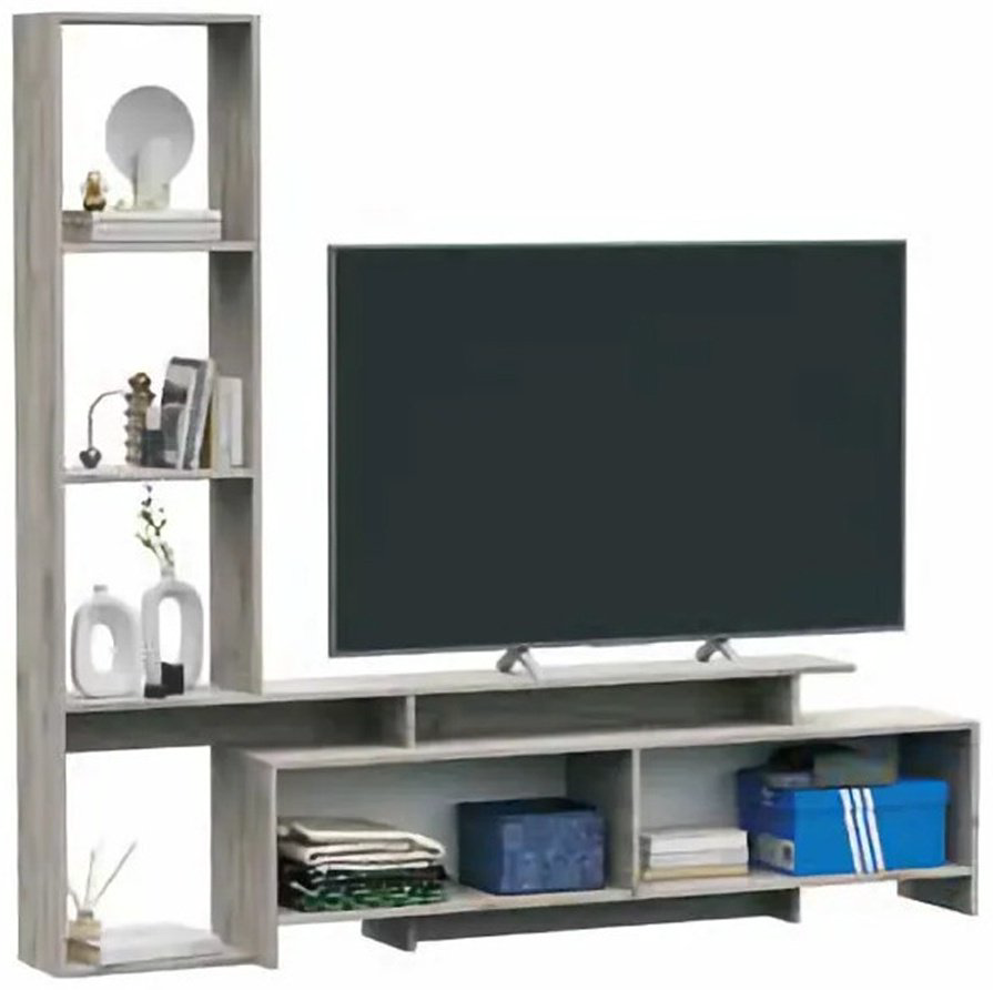 Стенка DOMA 630263030 187.2х175х31 см, серый купить,NaN