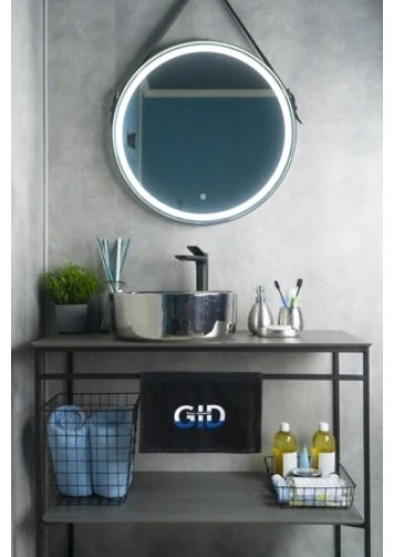 Раковина GID-ceramic D1342h014 накладная круглая 40, керамика купить,NaN