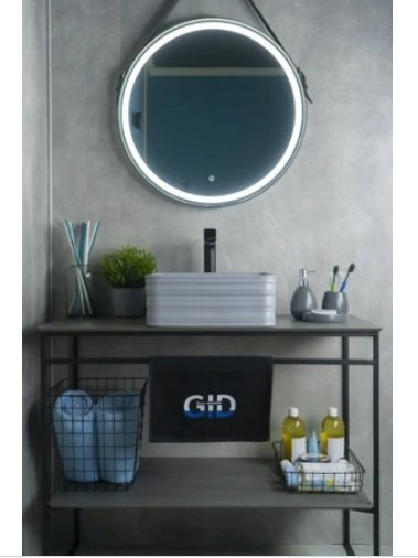 Раковина GID-ceramic Gm965 накладная квадратная 38.5, керамика купить,NaN