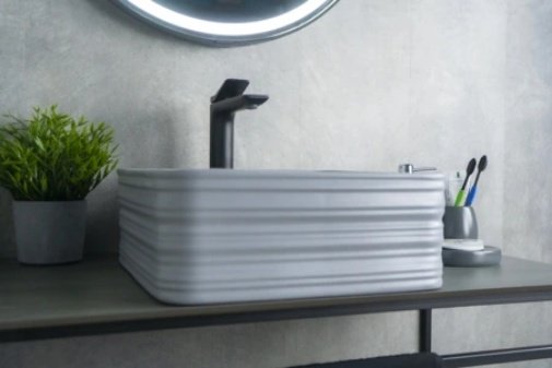 Раковина GID-ceramic Gm965 накладная квадратная 38.5, керамика купить,NaN