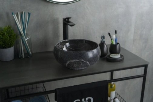 Раковина GID-ceramic Mnc480 накладная круглая 32, керамика