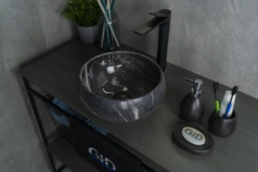 Раковина GID-ceramic Mnc480 накладная круглая 32, керамика купить,148600