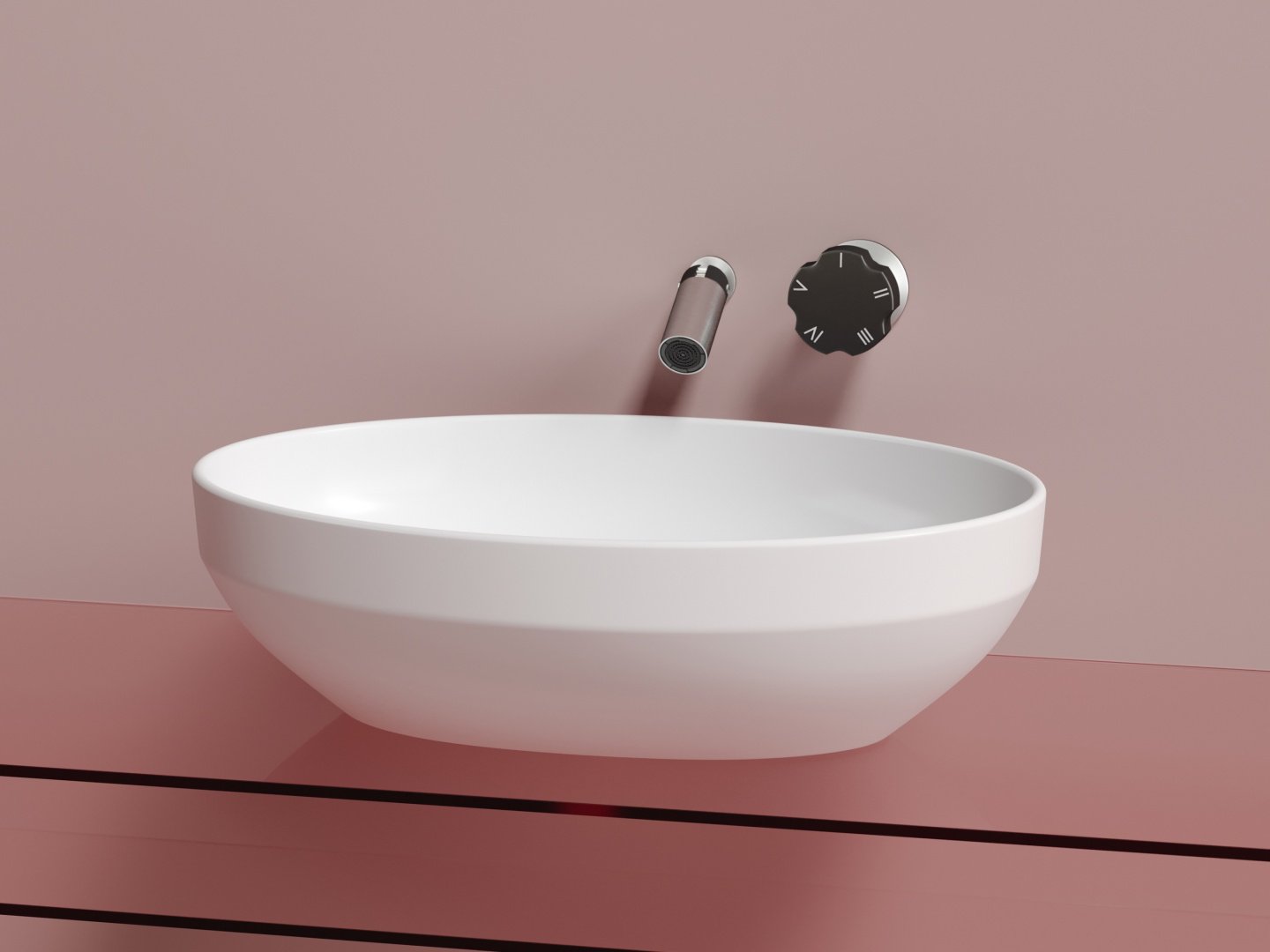Раковина Ceramicanova Element накладная овальная 36.3, санфарфор