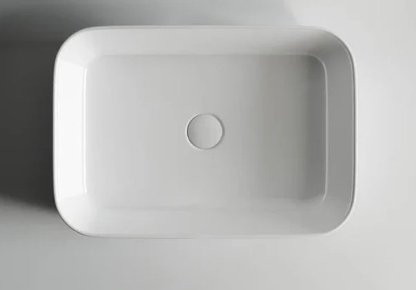 Раковина Ceramicanova CN5004 накладная прямоугольная 60, санфарфор купить,195200