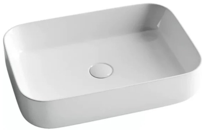 Раковина Ceramicanova CN5004 накладная прямоугольная 60, санфарфор купить,195200