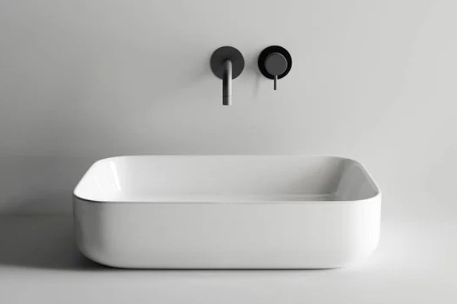 Раковина Ceramicanova CN5004 накладная прямоугольная 60, санфарфор купить,195200