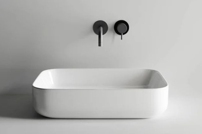 Раковина Ceramicanova CN5004 накладная прямоугольная 60, санфарфор купить,195200