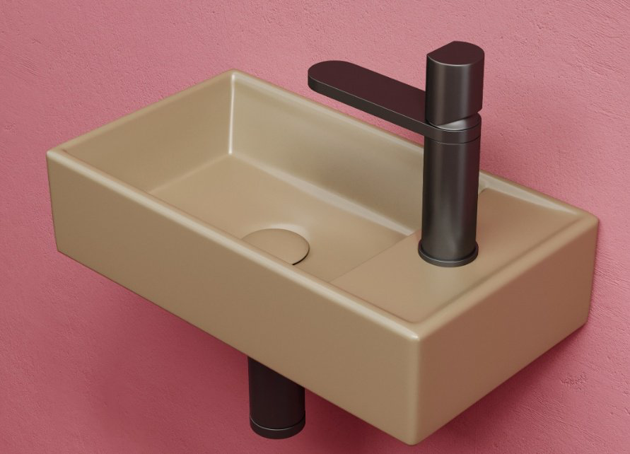 Раковина Ceramicanova CN6051LMC подвесная прямоугольная 40.7, санфарфор купить,235100