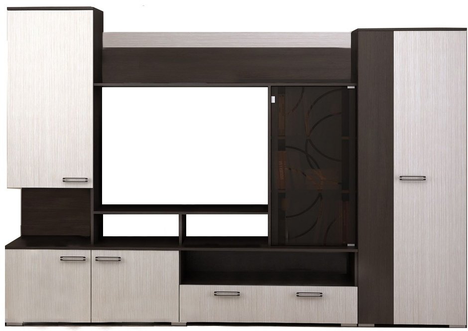 Стенка DOMA Стенка/Горка SI-2,6M 260х194.2х41.4 см, коричневый, бежевый купить,NaN