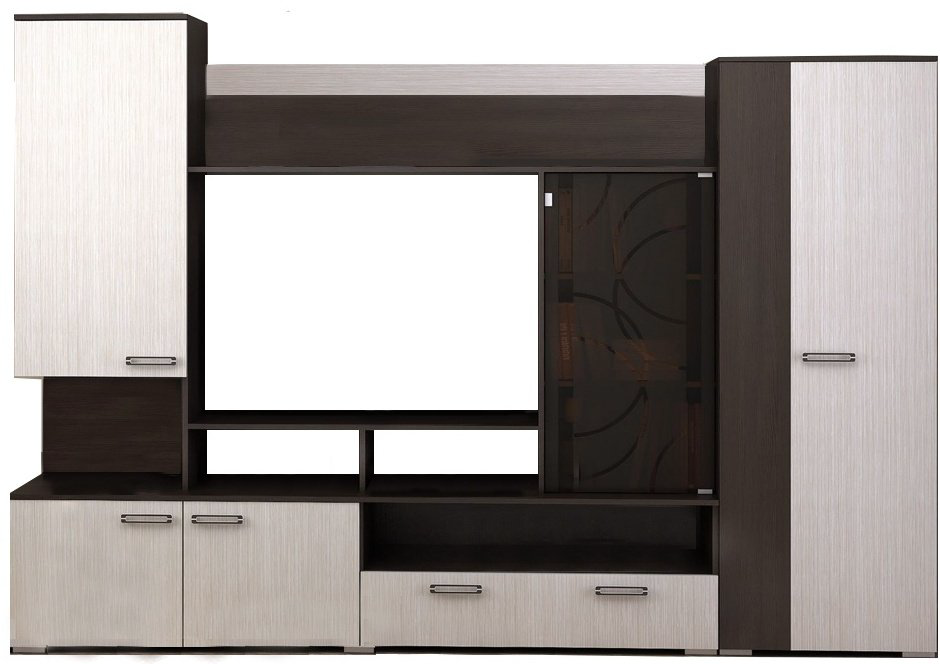 Стенка DOMA Стенка/Горка SI-2,6M 260х194.2х41.4 см, коричневый, бежевый купить,NaN
