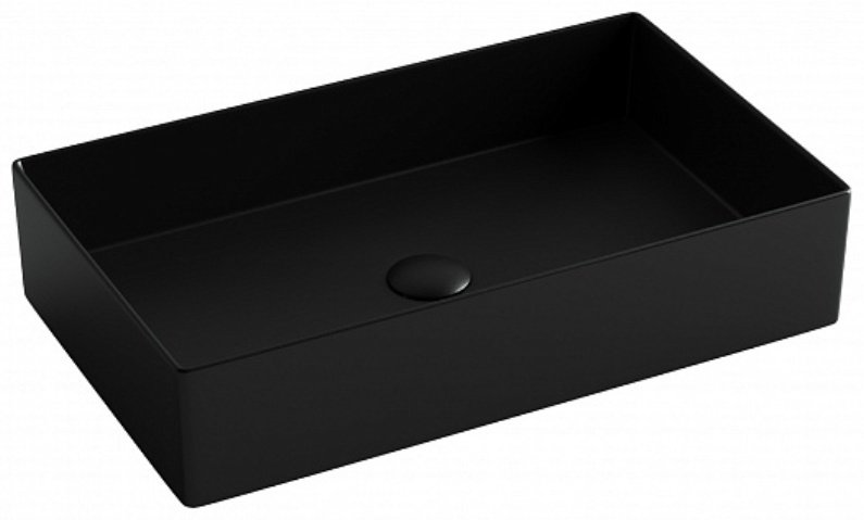Раковина Ceramicanova CN6070MB накладная прямоугольная 60, санфарфор