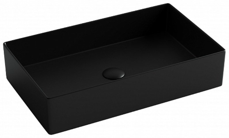 Раковина Ceramicanova CN6070MB накладная прямоугольная 60, санфарфор