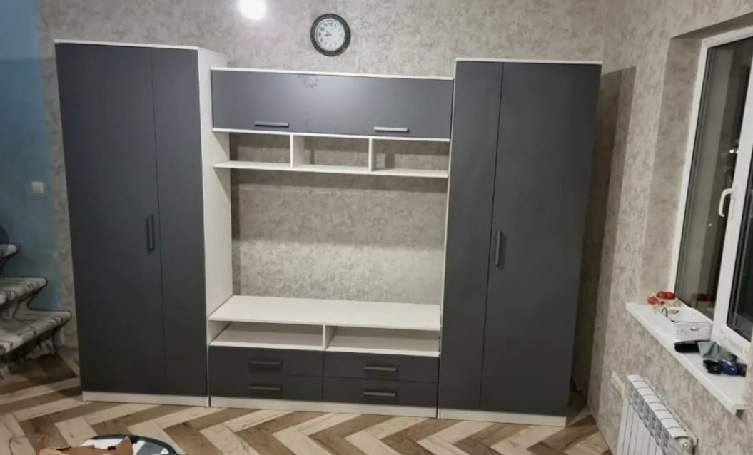 Стенка DOMA Стенка/ГОРКА PL-304, серый, белый купить,NaN